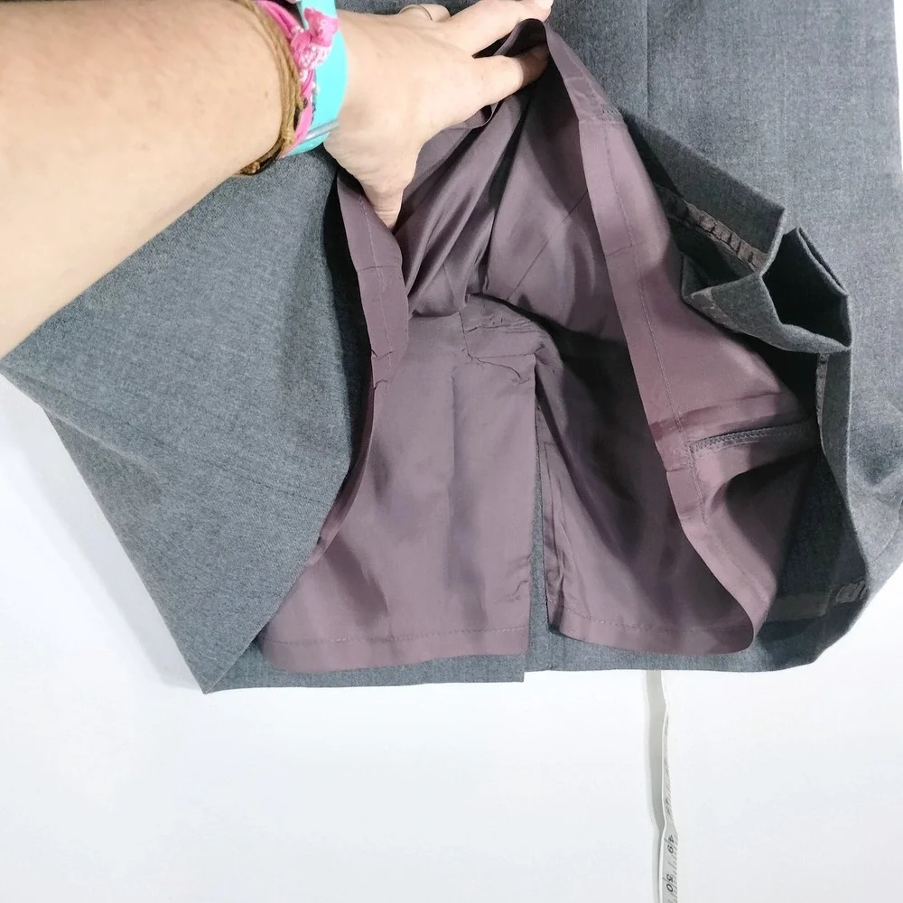 J'Envie Vintage Pencil Skirt; Lined Wool Blend Professional Career Knee Length